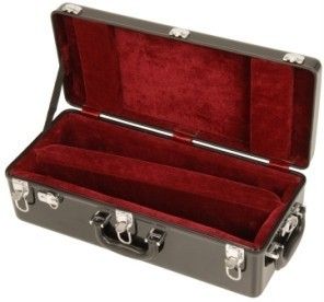 JW Eastman Fibreglass Double 2 Trumpet Case, Black NEW  