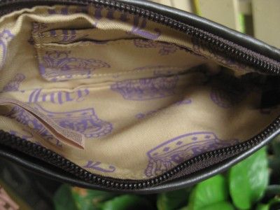 JUICY COUTURE VELOUR WRISTLET WALLET PURSE LAVENDER PURPLE NWT $75 