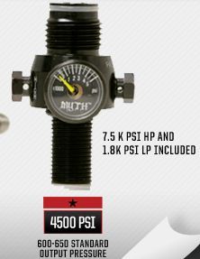 NEW Guerrilla Air Myth Tank Regulator 4.5K PSI Head  