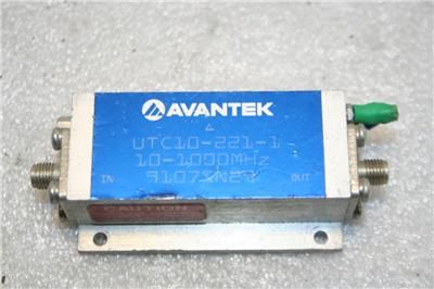 Amplifier Avantek 10   1000 MHz UTC10 221 1  