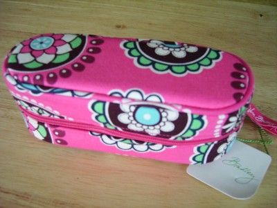 VERA BRADLEY CUPCAKE PINK Sunglass Zip case NWT eye glass readers hard 