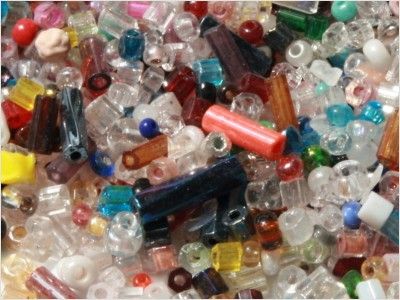 VINTAGE MIXED LOT CZECH SEED GLASS BEADS (1500)  