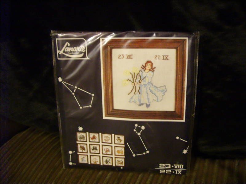 Lanarte Zodiac Counted Cross Stitch New Virgo  