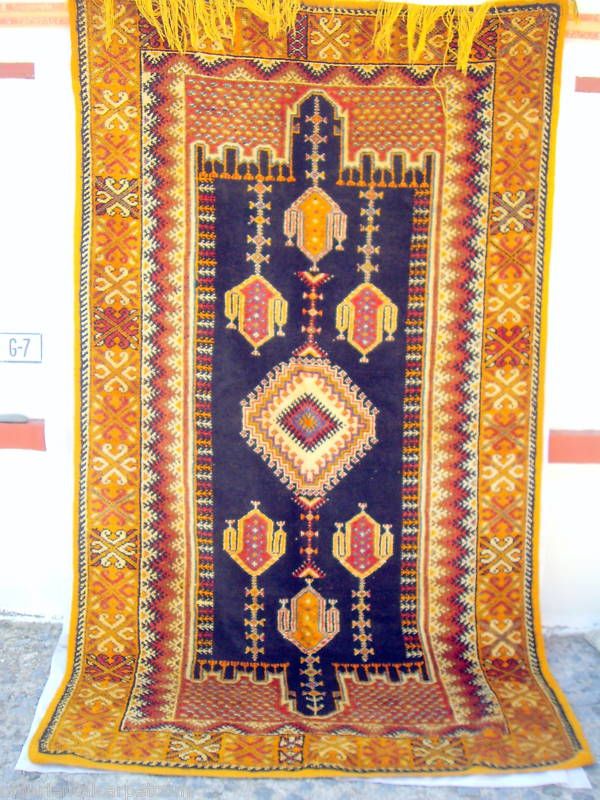 MOROCCAN HIGH ATLAS BERBER RUG from Ouaouzguite  