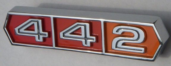 66 Cutlass 442 Grille Emblem Oldsmobile NEW 1966  