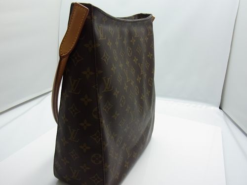 Louis Vuitton Authentic Monogram Looping GM Tote Shoulder Bag Auth 