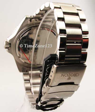 Gents Croton Diver 20ATM Date Watch All Silver CA301157  