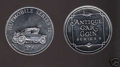 1914 HUPMOBILE SERIES 32 Car Coin Franklin Sunoco 1968  