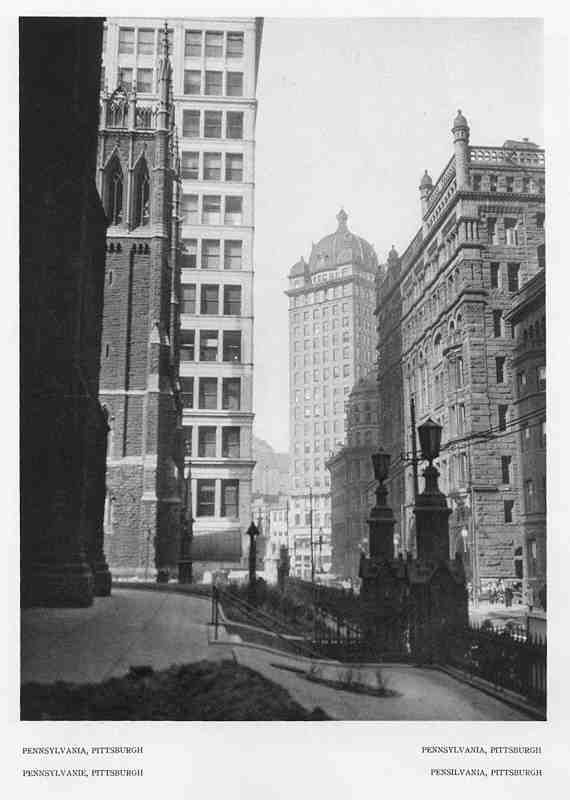 Pennsylvania PITTSBURGH. Old Vintage Print.Hoppe.1930  