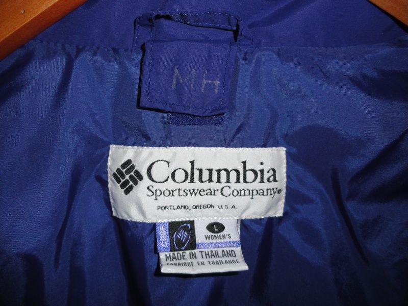 COLUMBIA Womens Sz L Shell Nylon Jacket EUC Interchange  