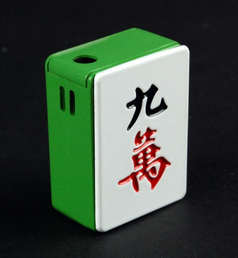 LIGHTER MAH JONG CHARACTER TILE Butane Refillable Gift  