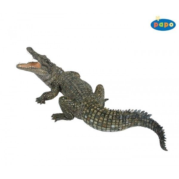 REALISTIC NILE CROCODILE DINOSAURS CROCO FIGURE FIGURINE PAPO 50055 