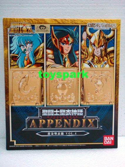 SAINT SEIYA Myth Cloth TAMASHII APPENDIX GOLD BOX Vol 4  