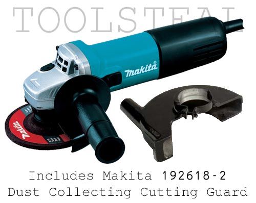 Makita 9557NB Grinder w/ NEW 192618 2 4 1/2   5 Dust Collecting 