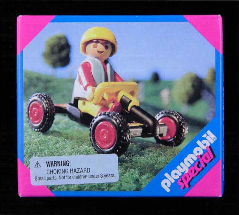 PLAYMOBIL Boy On Go Cart SPECIAL 4510 NIB City  