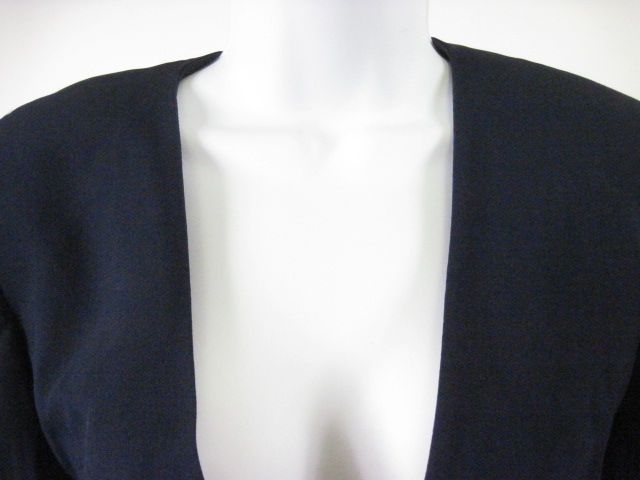 GIANFRANCO FERRE STUDIO Navy Blue Evening Jacket Sz 6  