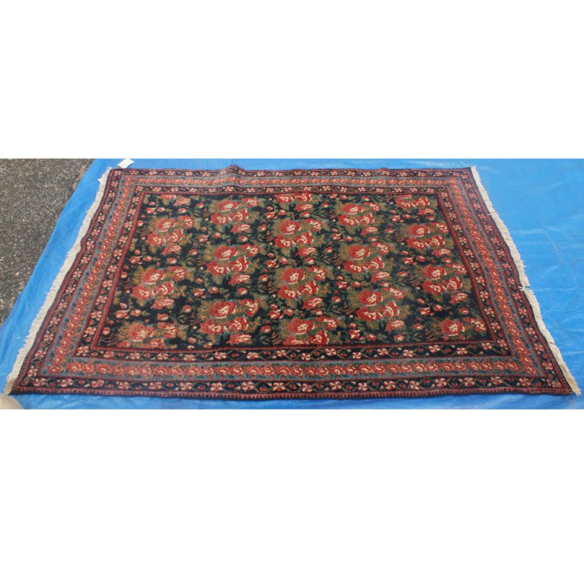 128x65 Vintage Genuine Hand Woven Persian Area Rug  