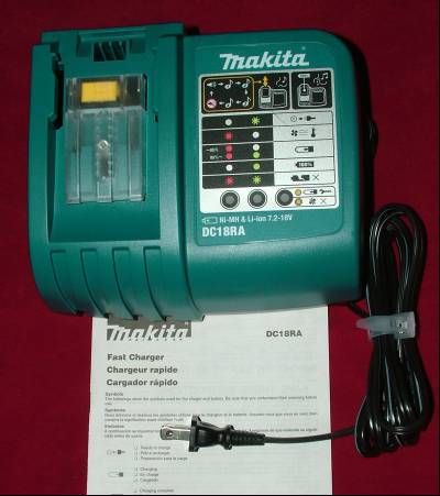 MAKITA 18V Li Ion Battery Charger DC18RA  