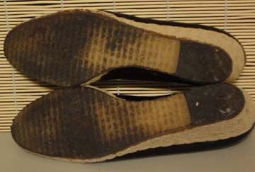 FERRAGAMO BOUTIQUE Black Patent Leather WEDGE Heels 8B  