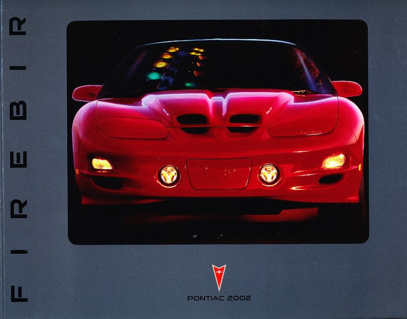 2002 Pontiac Firebird TransAm Last Sales Brochure Book  