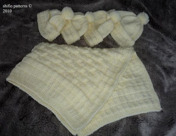 BABY KNITTING DOLL PATTERN REBORN BLANKET PATTERNS 163  