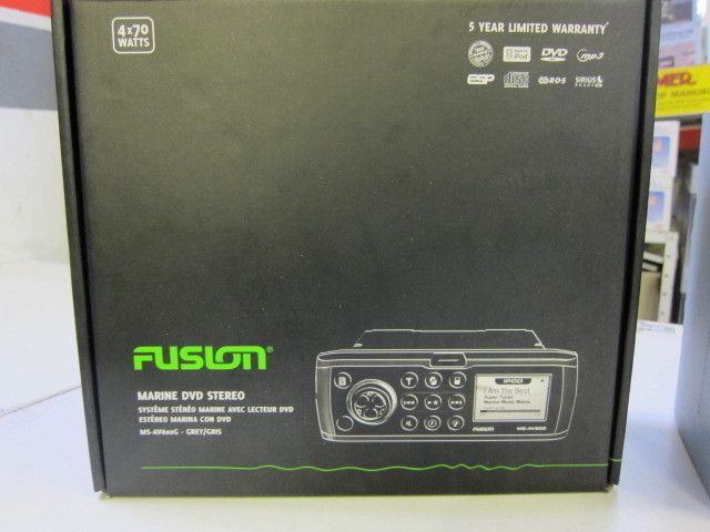 FUSION MS AV600 MARINE CD/DVD PLAYER  