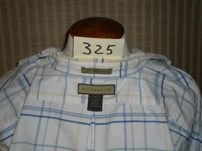 The Big Shirt by NATURALIFE XL   2X Plaid SOFT #325  