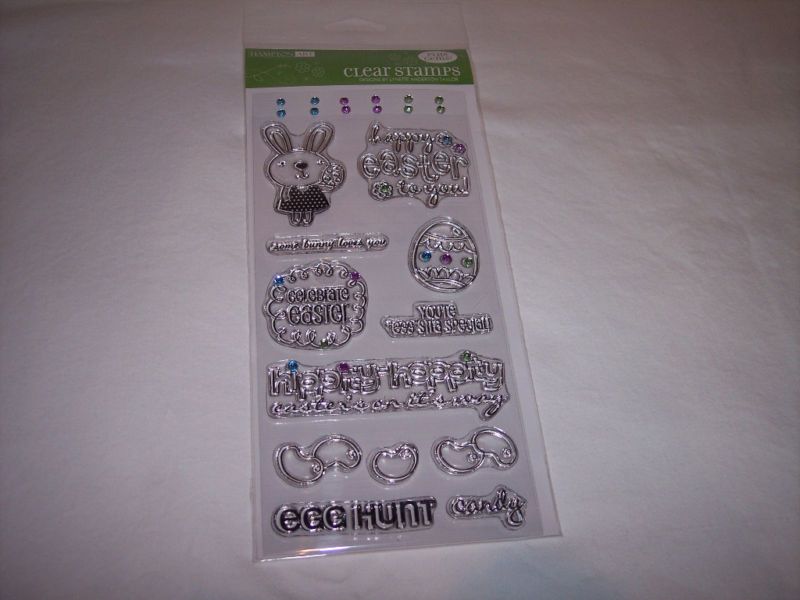 clear stamps, Easter, Hippity Hoppity Gem Set  