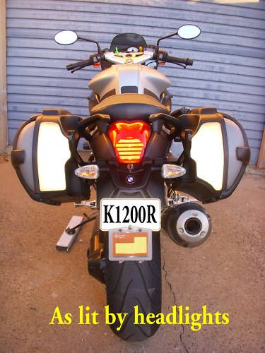 BMW K1200R K1200S K1300R Hardbag Reflective Decals  