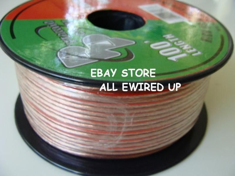 ROLL of 100 Feet 16 Gauge Speaker Wire  