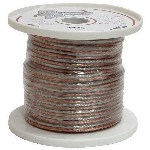 PYRAMID 16 Gauge 100 ft. Spool of High Quality Speaker Zip Wire