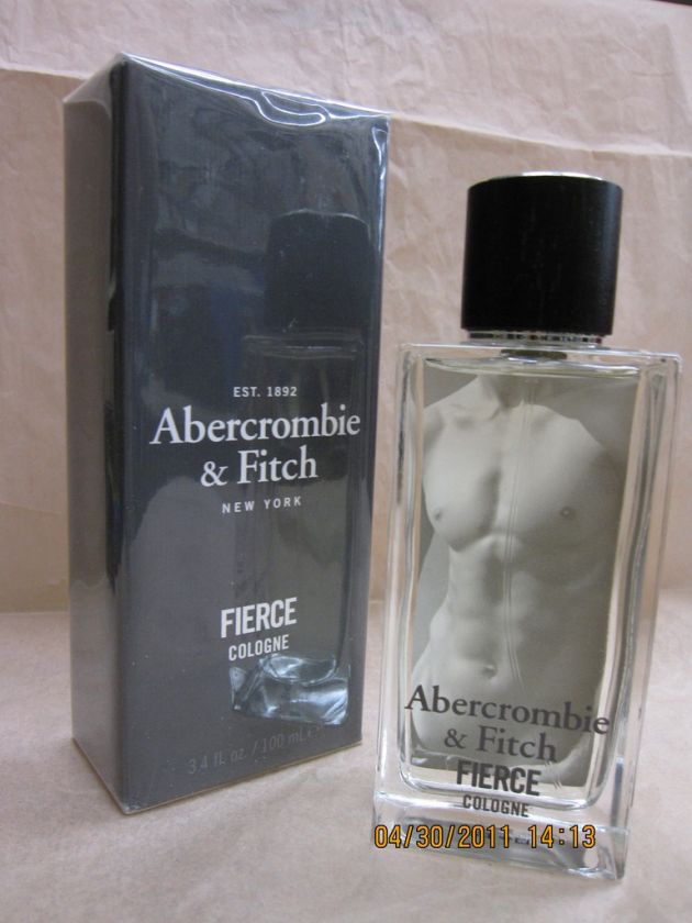 ABERCROMBIE & FITCH FIERCE 3.4 FL oz / 100 ML Cologne Spray Sealed Box 