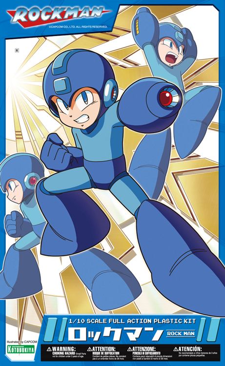 Mega Man Kotobukiya 1/10 Rock Man Plastic Model Kit NEW  