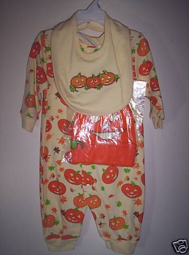 NWT Sunshine Baby sleeper costume with bib and hat  