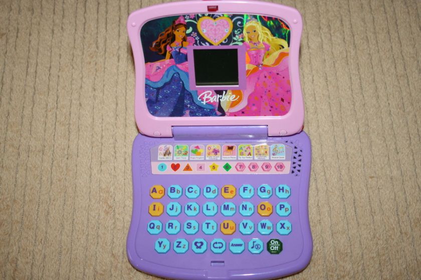 Barbie Learning computer Musical Memory games  