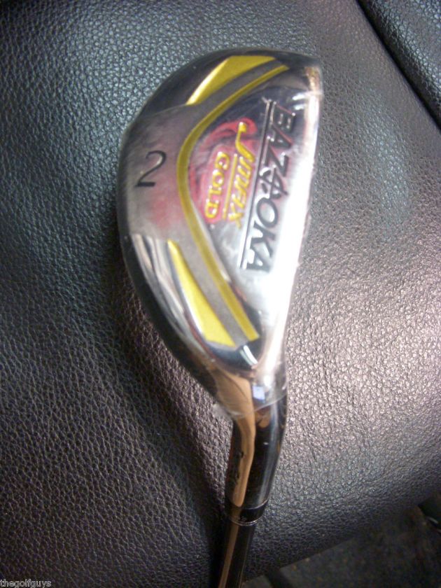 Tour Edge Bazooka JMAX Gold Iron Wood #2 18* S Flex Graph   Authentic 