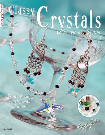 CLASSY CRYSTALS Beaded Glass/Beading Jewelry Craft Book  