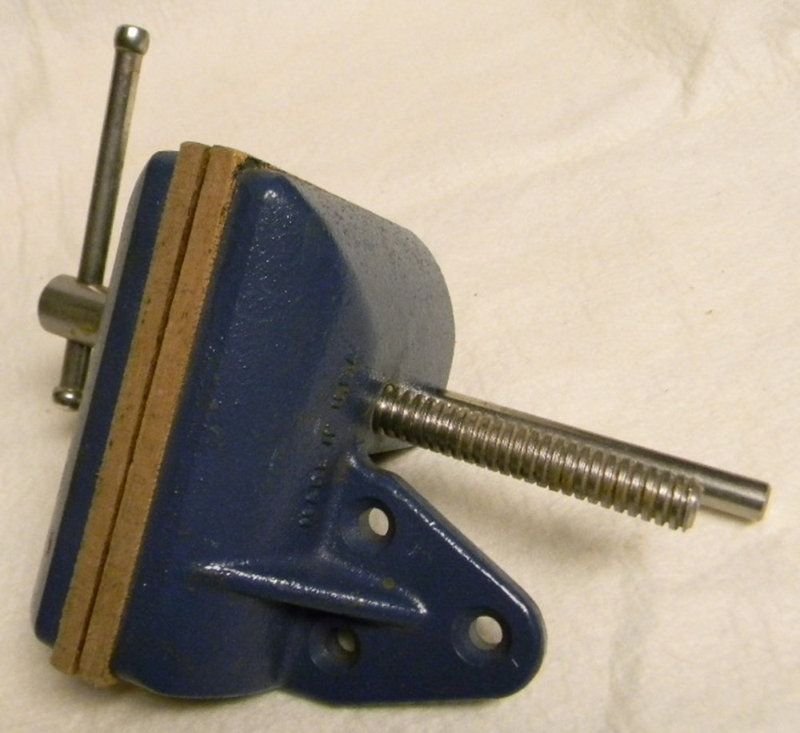 Seldom Seen Stanley 700 Carpenters Vise Blue Bench Mt.  