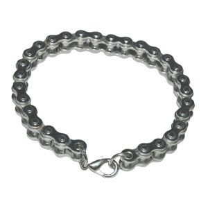 Chrome Chain Link Bracelet Mountain Bike Road BMX ATV Motocross 