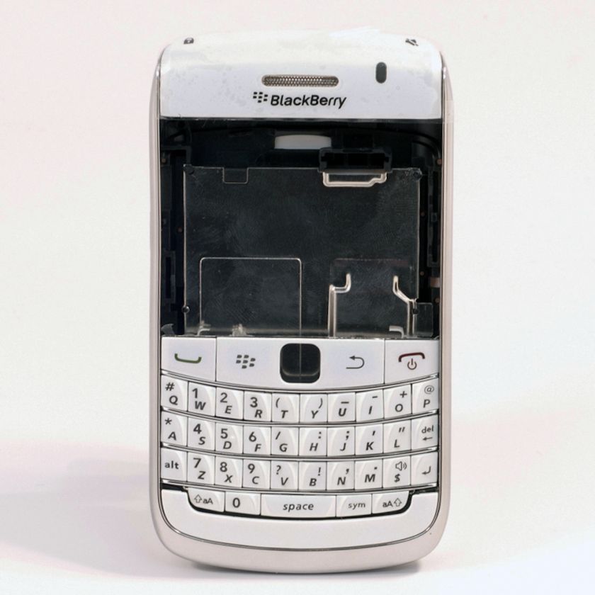 PEARL WHITE FULL HOUSING COVER FOR BLACKBERRY BOLD 9700  