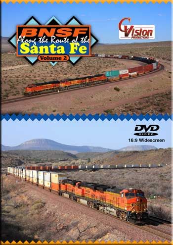 BNSF Along the Route of the Santa Fe Volume 2 DVD Route 66 Seligman 