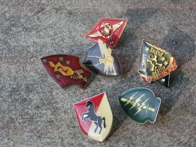 PIN LOT VETERANS HAT VEST PINS CAVALRY SPECIAL FORCES US MARINE CORPS 