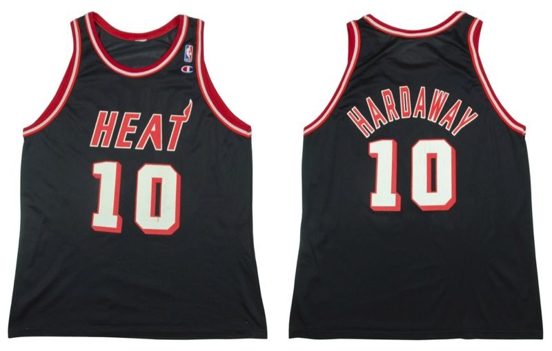 TIM HARDAWAY MIAMI HEAT VINTAGE ORIGINAL NBA JERSEY 48  