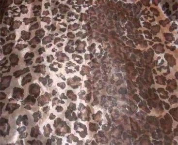 NIP LEOPARD/CHEETAH ANIMAL SAFARI WINDOW SCARF CURTAIN 40 X 216 