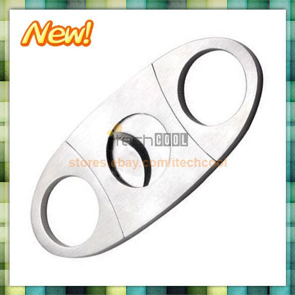 Pocket Size Knife Stainless Steel Cigar Cutter Blade I  