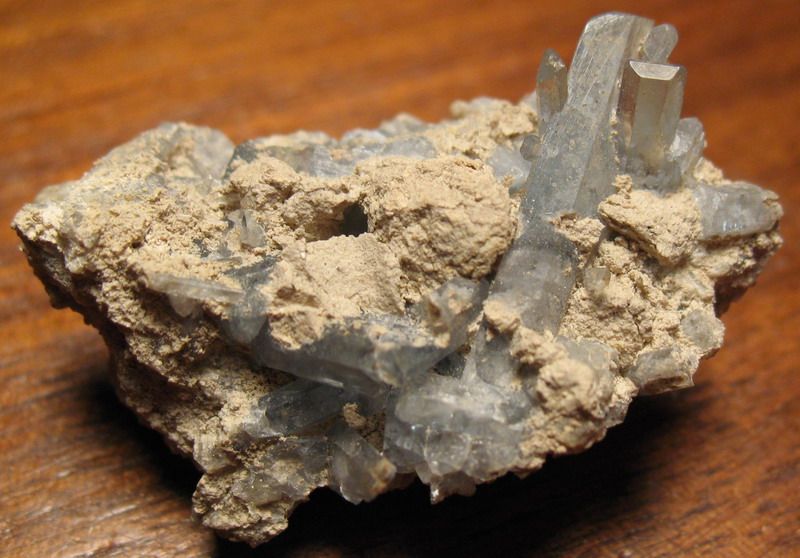 Luscious Old Stoneham, CO Matrix Blue Barite Crystals  