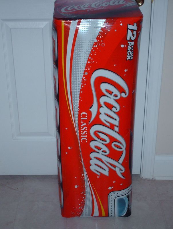 COCA COLA INFLATABLE 12 CAN PACK FRIDGE PACK 3 NEW  