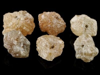 50ct Cool Cubic Drilled Natural Rough Diamond Bead Lot  