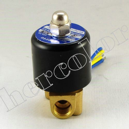 12V DC Electric Solenoid Valve 142 PSI Water Gas  