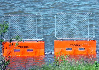 Yodock Plastic Water Filled Barrier Fence Kit  